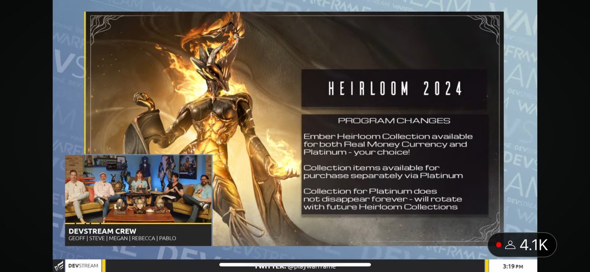 YESSSS!!!!! They LISTENED!!!!! It suck that they can’t bring back the first two as far as we know maybe because contract or something But YESSS THIS IS A GOOD STEP FORWARD!!!  FUCK YES #warframe @PlayWarframe