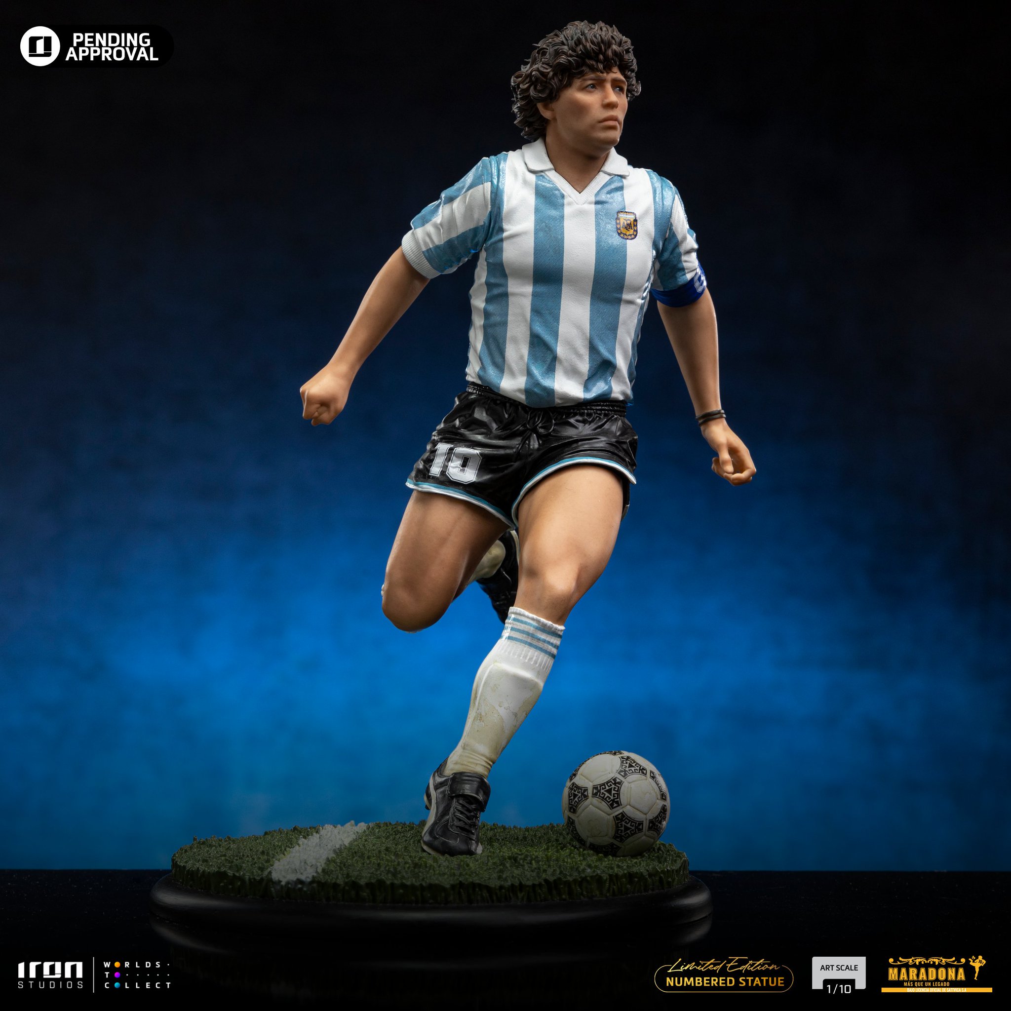 FANATICO Diego Maradona フィギュア Statuetta Diego Maradona Leggends Series 1 FUTBOLISTAS