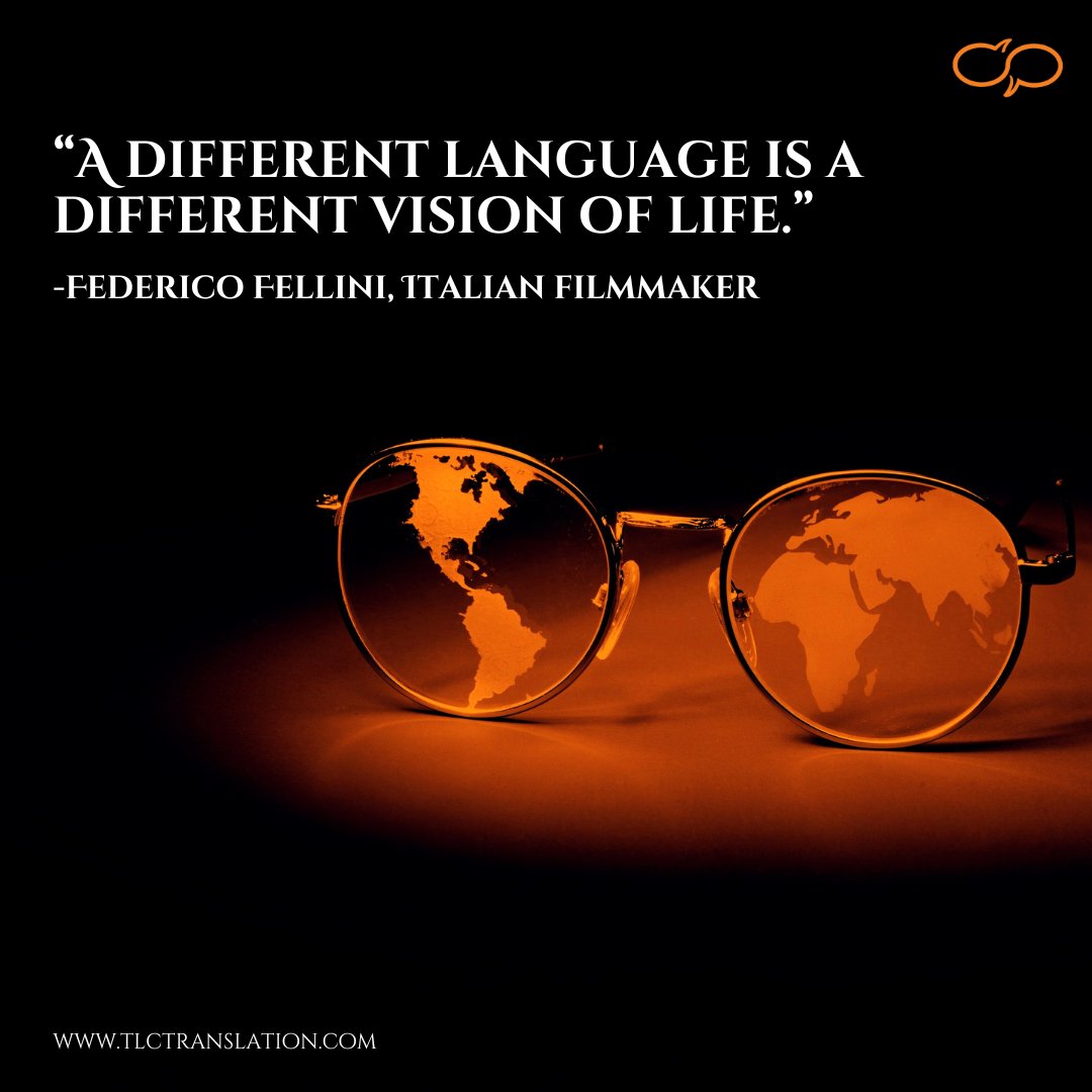 Embrace new perspectives and connect with the world through our professional language services.🌎🤝 Happy Friday!
#languageservices #languageexperts #translationservice #interpreting #languagematters #cultures #languages #globalgoals #vision #FedericoFellini #languagequotes