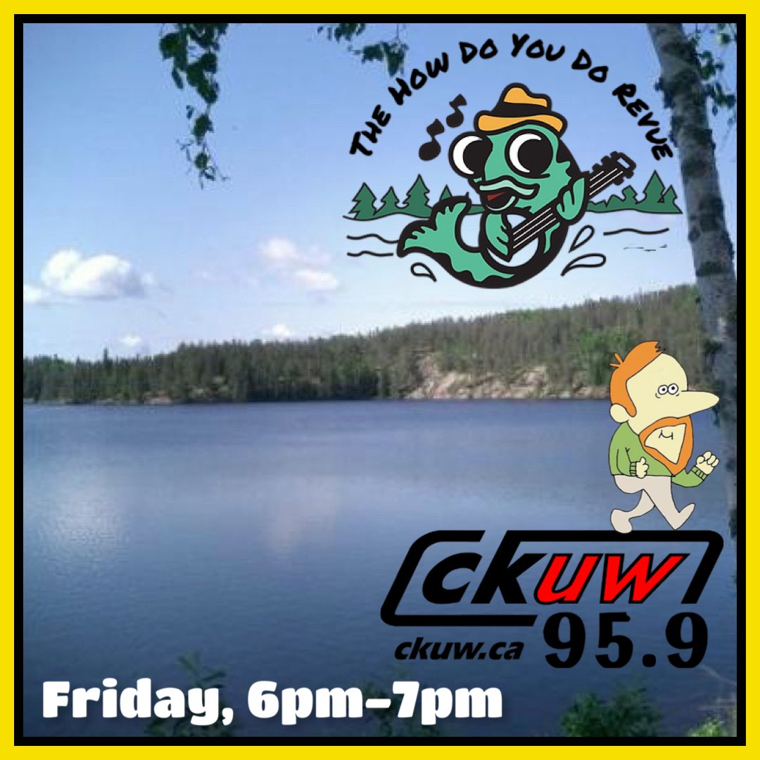 HowDoYouDoRevue's tweet image. Tonight on the Revue… 

We preview some folks playing at this year’s Trout Forest, some brand new songs, and The Croaky Crooner from his home in Churchill with an origanal tune! 

This and more at 6pm on @ckuw 95.9 FM in Winnipeg, ckuw.ca/listen everywhere else!