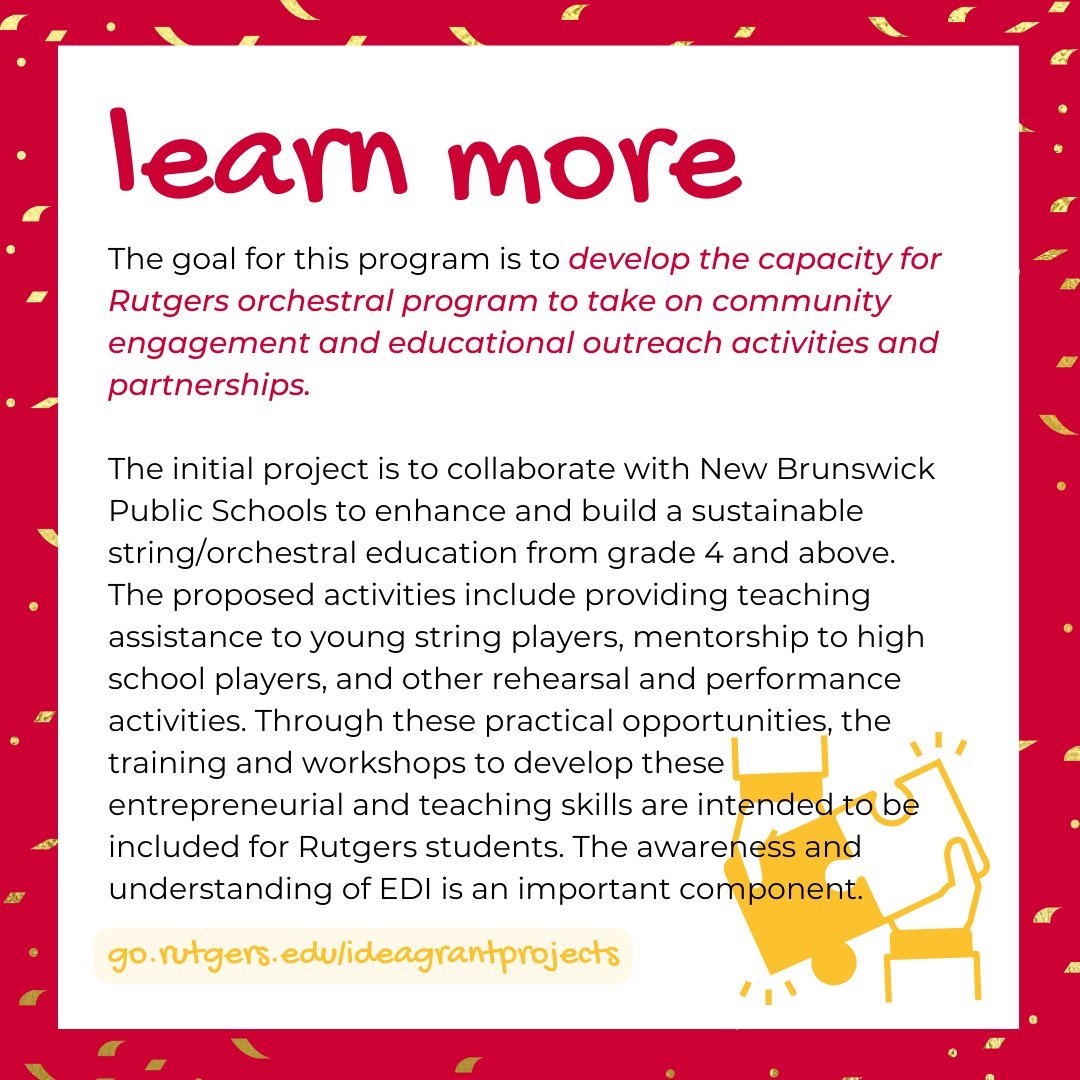 Tyler Clementi Center at Rutgers University (@tylerclemctr) on Twitter photo Congrats to two teams of【IDEA Innovation Grants】Spring 2024 recipients from the partnership track!!
<a href="/MasonGross/">Mason Gross</a>
<a href="/RutgersGSAPP/">Rutgers GSAPP</a> Congrats to two teams of【IDEA Innovation Grants】Spring 2024 recipients from the partnership track!!
<a href="/MasonGross/">Mason Gross</a>
<a href="/RutgersGSAPP/">Rutgers GSAPP</a>