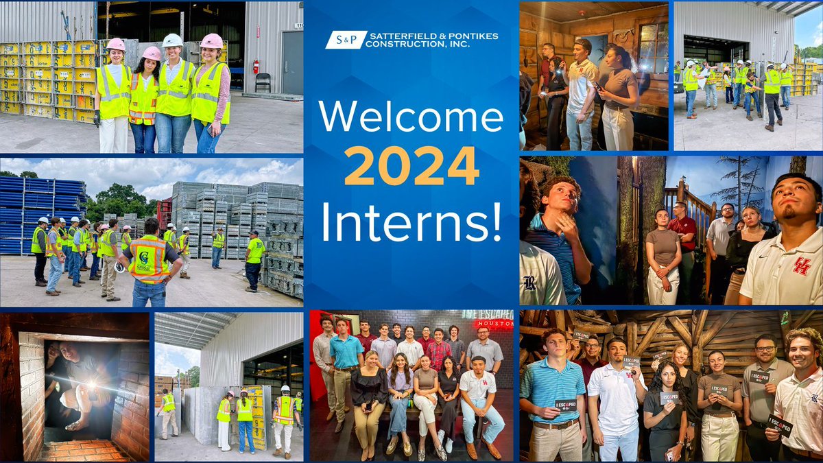 We just finished our first week with our interns and they are amazing! Thank you to Doka for hosting them. We're so excited to have all 17 of them on board and can't wait to witness their growth and contributions. #Interns #ConstructionInterns #Construction #ConstructionIndustry