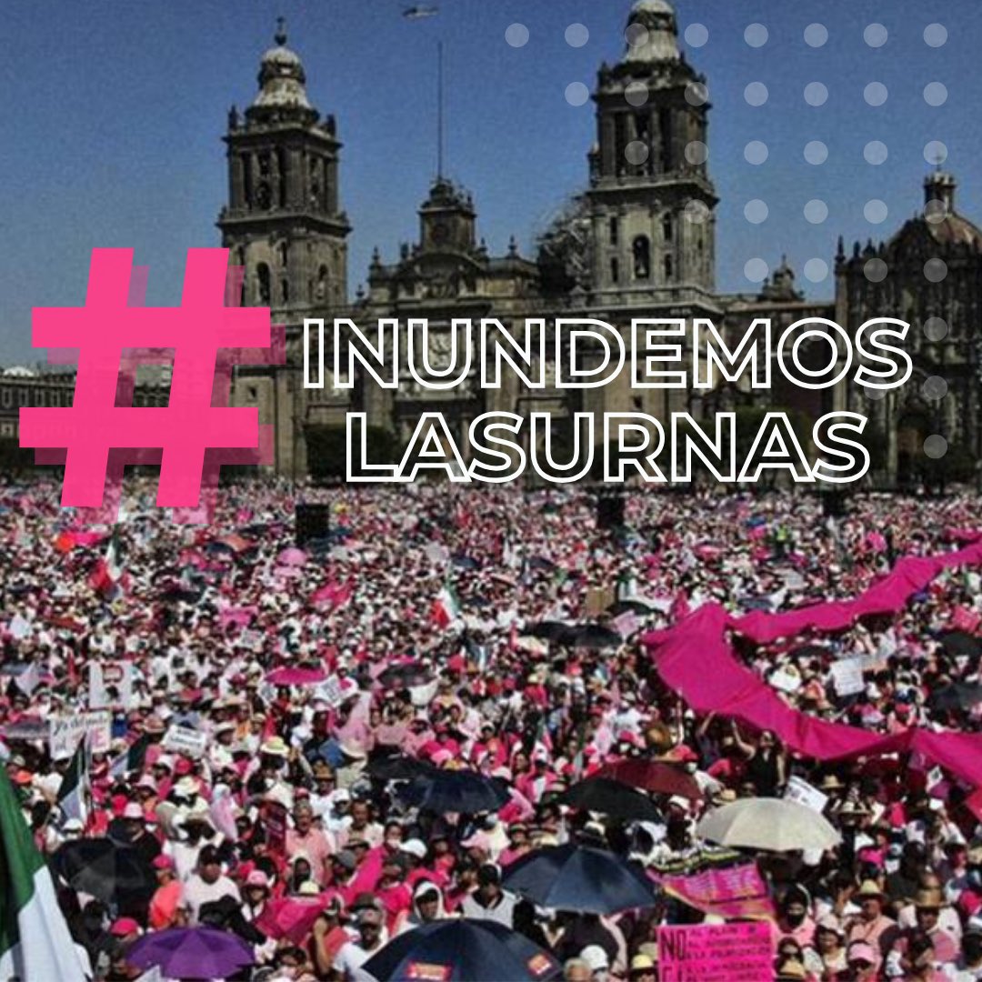 En dos días los ciudadanos libres e informados #InundemosLasUrnas para exigir un mejor futuro para México 🩷🇲🇽

#YoSíVoyAVotar
#XóchitlPresidenta