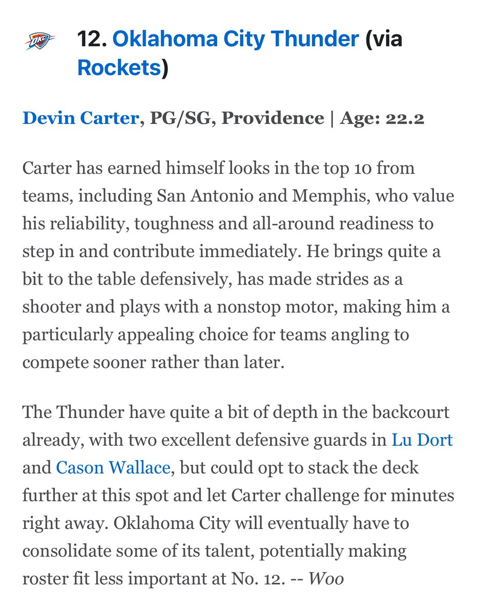 This ESPN NBA Draft projection for OKC would be a really cool addition, and might make ⁦<a href="/sethfiermonti/">Seth Fiermonti</a>⁩ a Thunder fan in the process.