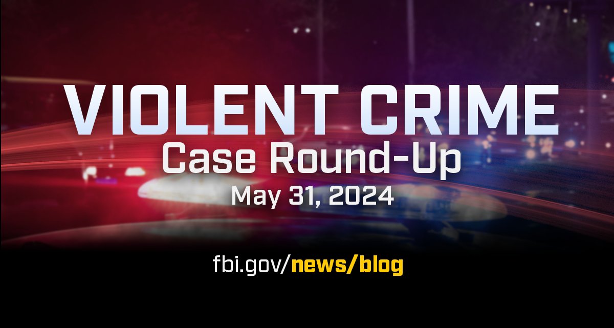 The #FBI plays a crucial role in combating violent crime nationwide. Read this recent round-up of violent crime stories: fbi.gov/news/blog#Viol…