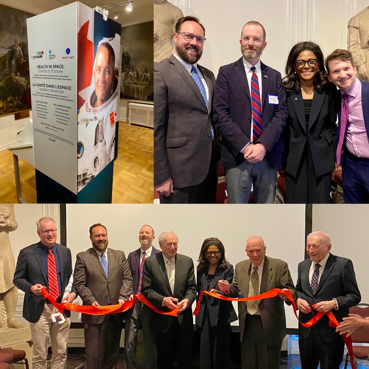 Great evening at Chicago's <a href="/IMSS_Chicago/">International Museum of Surgical Science</a> - Consul General <a href="/Mad_Fequiere/">Madeleine Féquière 🇨🇦</a> was proud to help launch the opening of the “Health in Space: Daring to Explore” exhibition created by the <a href="/IngeniumCa/">Ingenium</a> and the <a href="/csa_asc/">Canadian Space Agency</a>. Check it out to learn about Canada's pivotal role in space science.