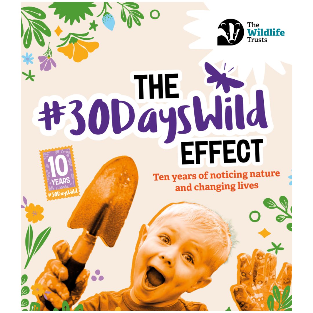 For ten years we’ve been encouraging people to spend their June connecting to nature all through the power of #30DaysWild! The results have been INCREDIBLE, from boosting wellbeing to improving health, what can’t nature accomplish? 💚 👉wildlifetrusts.org/sites/default/…