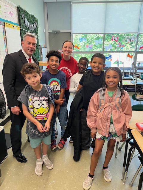 Thank you, <a href="/derbypssuper/">Matt Conway</a>, for visiting today to congratulate Mrs. Potter, the 2025 Bradley School Teacher of the Year!