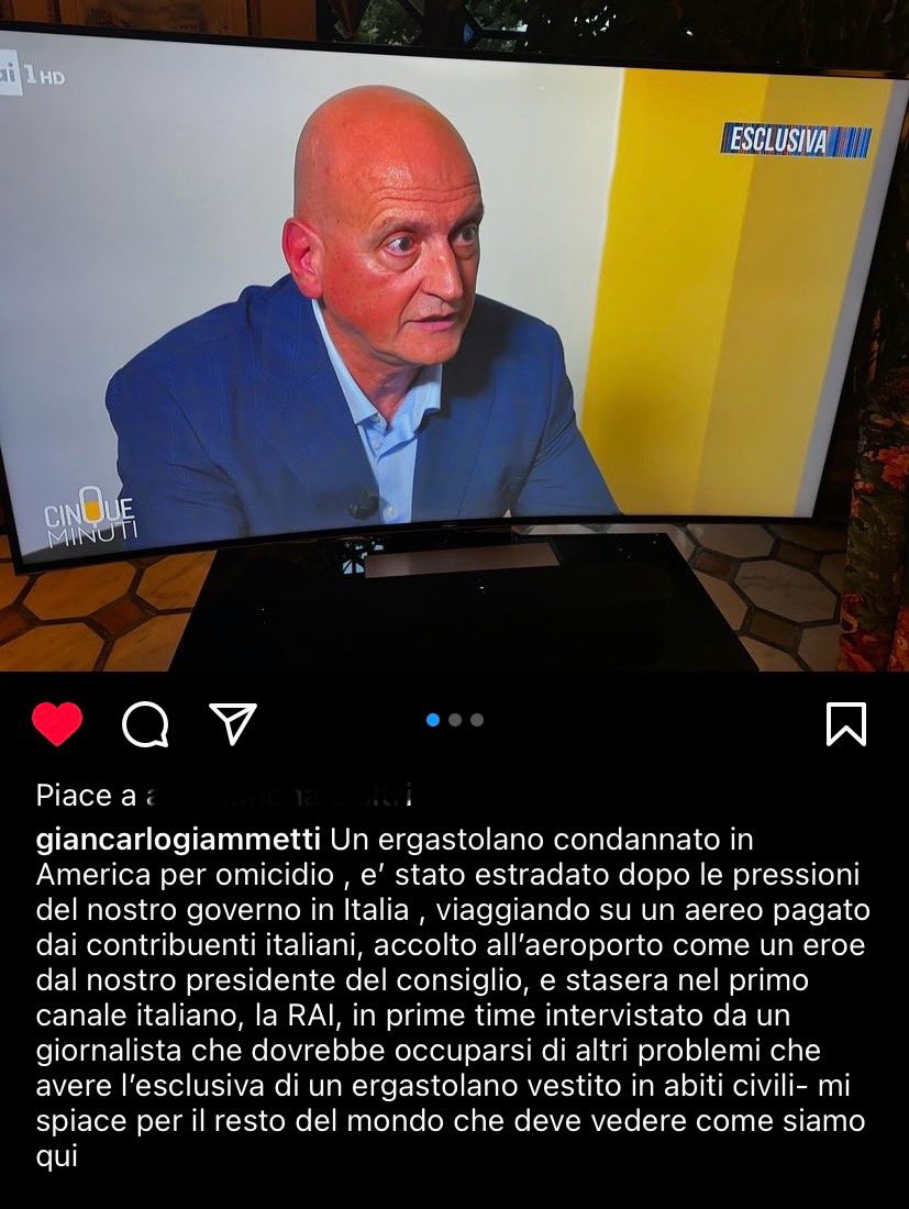 Giancarlo Giammetti la tocca piano su Chico Forti, Bruno Vespa, Cinque Minuti e il governo Meloni👏👏👏