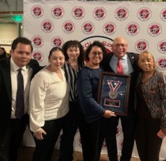 Congratulations to our VP of Athletics and Recreation, @SeanTFrazier, on his induction into the Suffolk Sports Hall of Fame last night! Your leadership and dedication have made a lasting impact. This recognition is well-deserved! #HuskiePride #Leadership #NIUAthletics #HallOfFame