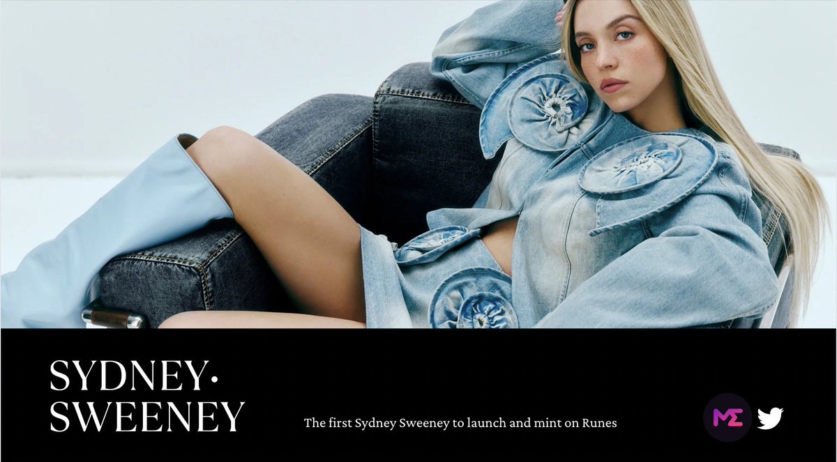 SydneyBTC's tweet photo. 🚨 The new website is live 🚨

All rune data and official links can be found there!

Now just waiting for @sydney_sweeney to join us

$SYD 🍒 https://t.co/YRxrA5FNV0