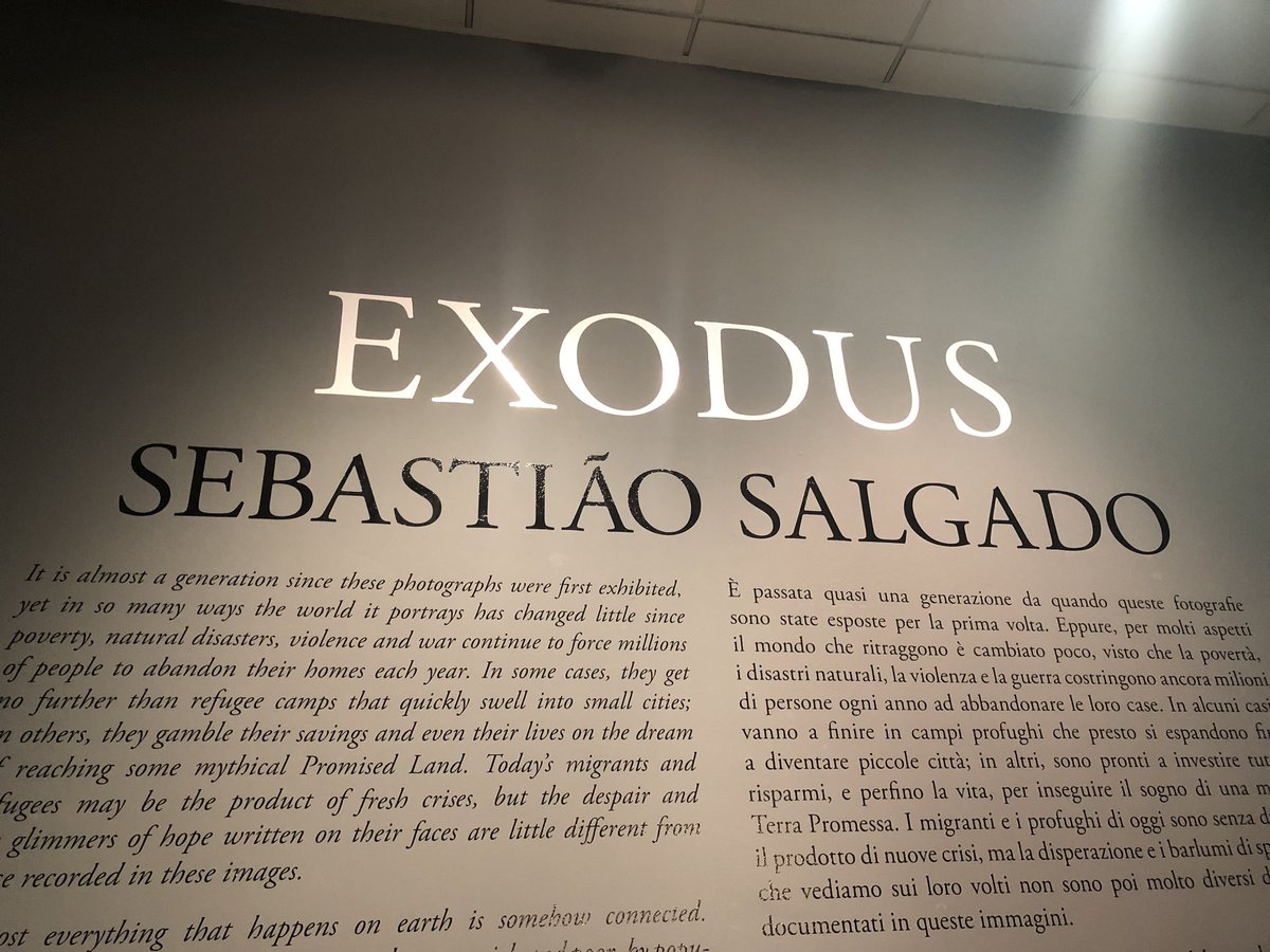 La prima giornata della nostra assemblea generale a Ravenna si chiude con la visita alla mostra Exodus di Sebastião Salgado. Domani si riprende con momento di confronto interno, incontri e approfondimenti.