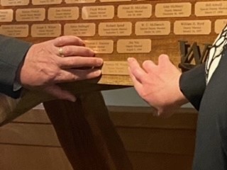The Eastern District of Washington honored Deputy U.S. Marshal Thomas Weeks and other Special Deputy U.S. Marshals for their sacrifice. U.S. Marshal Craig Thayer and U.S. Attorney Vanessa Waldref affixed Deputy Weeks’ nameplate to the district’s ‘Roll Call of Honor’ board.