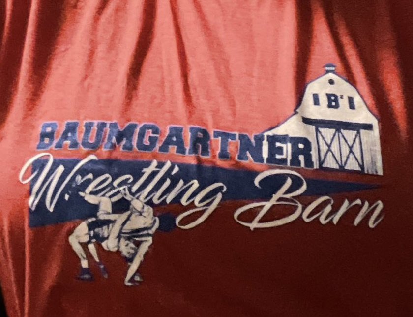 31.15 #WrestlingShirtADayinMay supporting The Baumgartner’s Wrestling Barn!