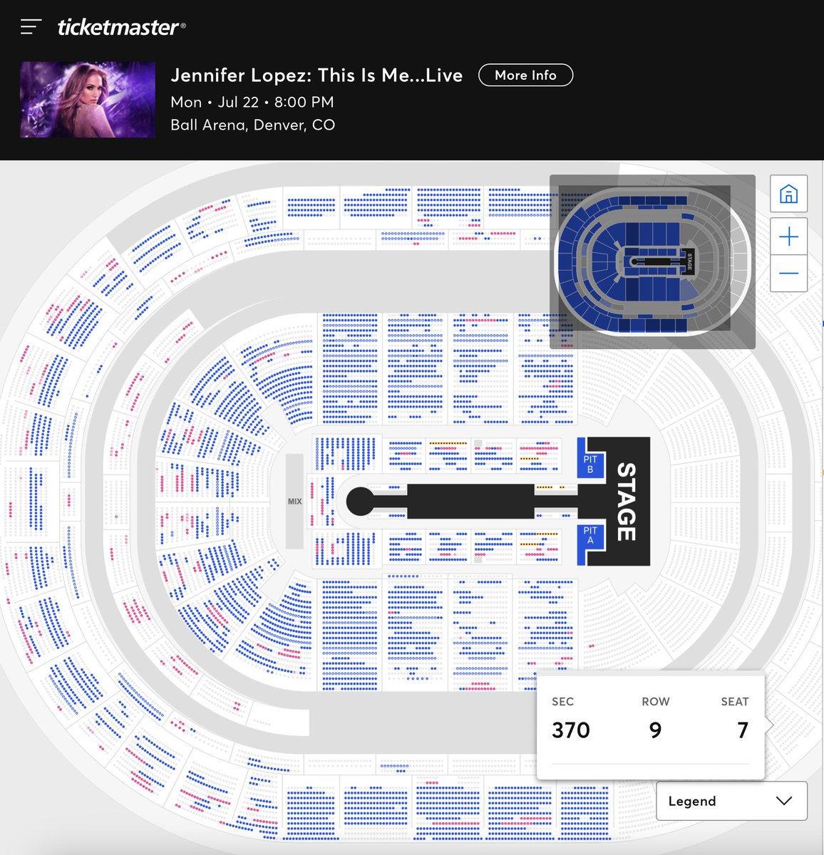 NEW: #JenniferLopez's 7/22 #BallArena show is now canceled, along with her entire tour. Sales were so bad @Variety used them as its sad seating-chart example. Refunds will be automatic. Same thing JUST happened to #BlackKeys' Denver date, and nat'l tour variety.com/2024/music/new…