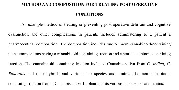 $BGXX Bright Green Corporation has received a Notice of Allowance for its US patent application 17/589,005 titled 'METHOD AND COMPOSITION FOR TREATING POST OPERATIVE CONDITIONS (USING A PHARMACEUTICAL COMPOSITION CONTAINING A CANNABINOID)'. patentcenter.uspto.gov/applications/1…