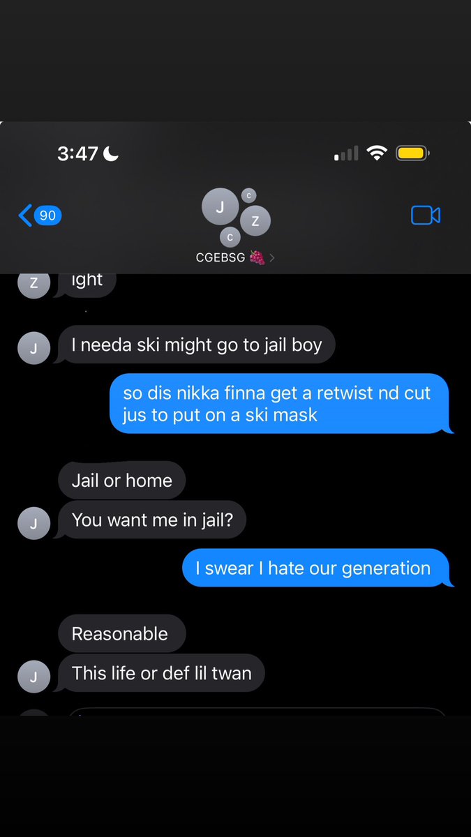 boi… nikkas I tell u 😂