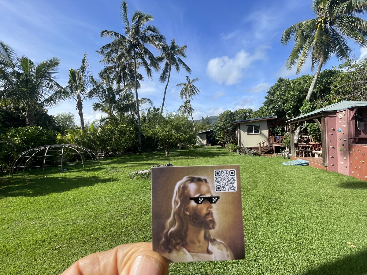 carlosm78116723's tweet image. What? This guy $Jesus is all over the west end of the North Shore of Oahu!

I see $Jesus in Mokuleia, Hawaii!
#JesusEverywhere 
@jesustokens 
$Jesus