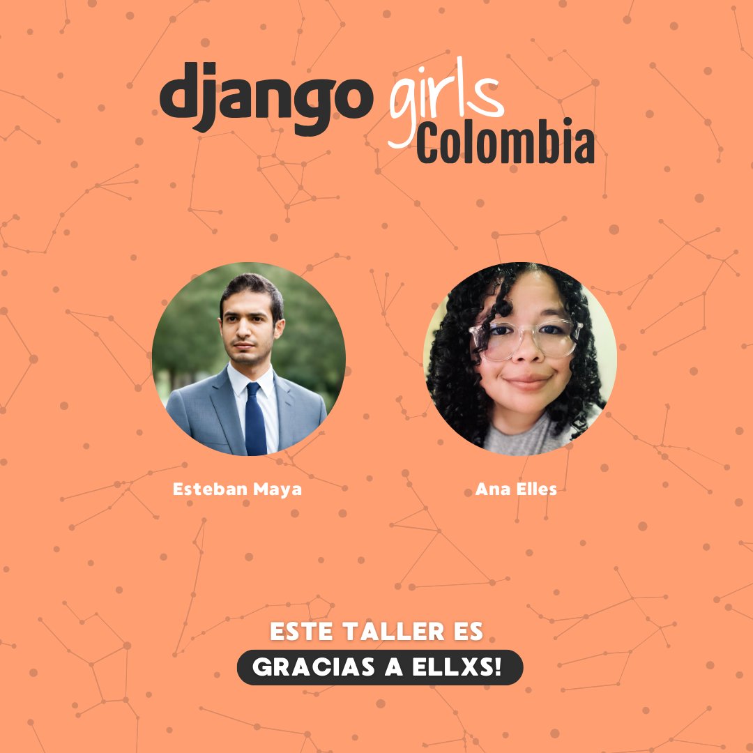 DjangoGirlsCo's tweet photo. Queremos agradecer a nuestros organizadores, este taller es gracias al fruto del esfuerzo de cada uno de ellos y su pasión por promover este tipo de espacios! 🧡
Más información: https://t.co/dS7wXEpMbe https://t.co/1LnPLALcCs