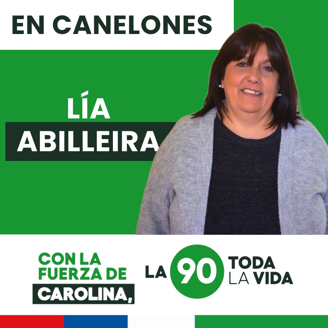 👉🏽El 30 de junio son las elecciones internas, las y los socialistas en Canelones vamos al Frente con Carolina. 

Con la fuerza de Carolina🔴🔵⚪️
La 90 toda la vida💚
