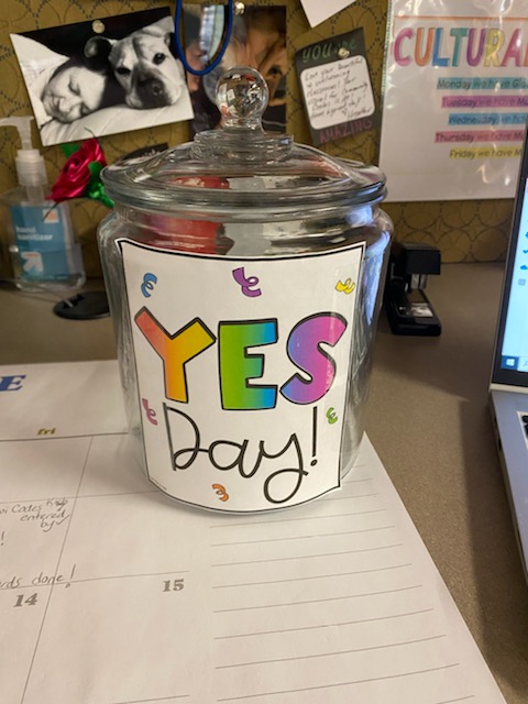RollingKnollsES's tweet photo. Finding inspiration for FUN ideas comes easy for Ms. Perry. Today was 'YES DAY' in her 1st grade classroom. Students crafted their questions and today some were selected and answered!  YES! 
#BelongGrowSucceed
#PerryYesDay2024 https://t.co/XHMEN5TX3g