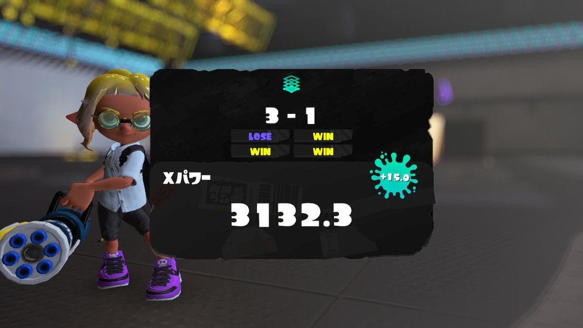 Null_spl's tweet image. 24年春シーズン通してスピコラ持ち続けて最終値&amp;amp;最高値XP3132.3！！ 最終王冠も取れてる！！！