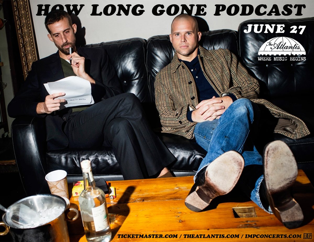LOW TICKET WARNING: 6/27, How Long Gone Podcast 🎟️: hive.co/l/howlonggonea…