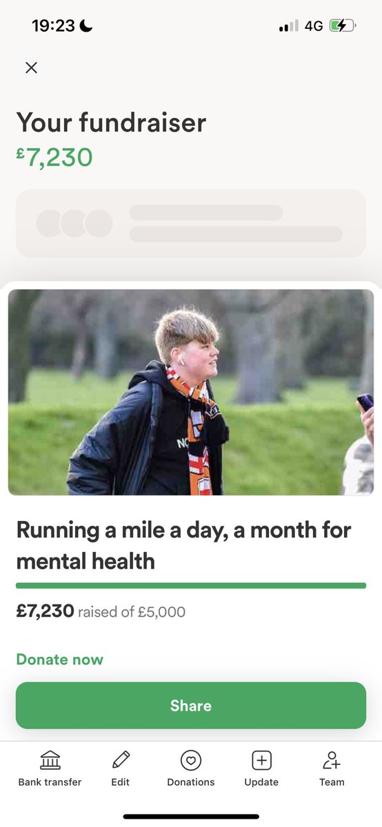 60 days, 150+ miles ran and £7230 raised for @MindCharity. From the bottom of my heart, thank you for the last two incredible months. Can’t wait to announce what’s next tomorrow! MENTAL HEALTH MATTERS