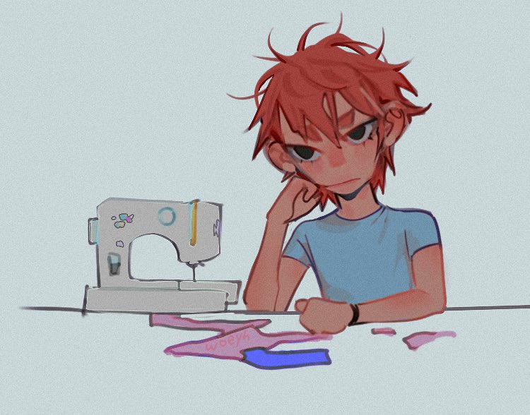 Cutvo has trouble motivating sometimes #art #digtalart #oc