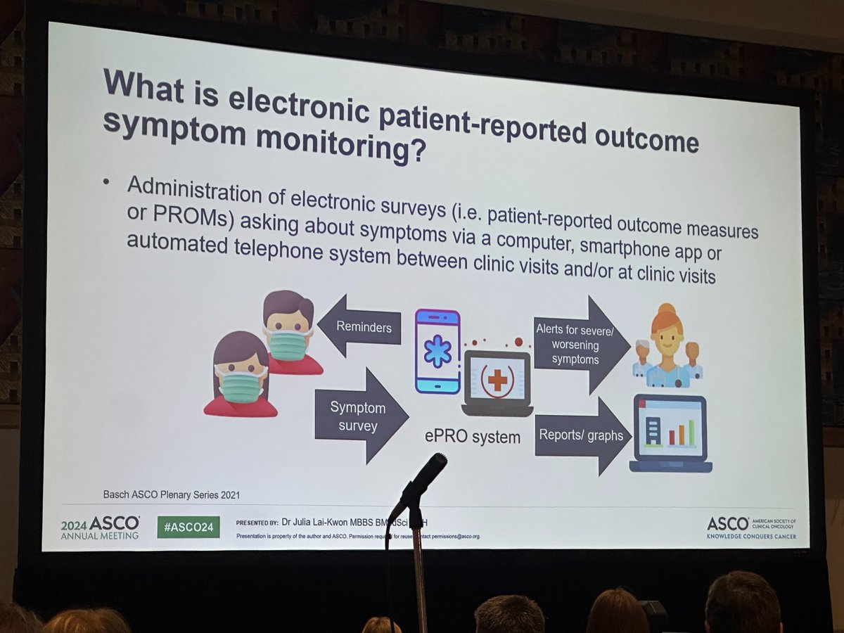 Dr Joseph McCollom DO (@realbowtiedoc) on Twitter photo Dr <a href="/JuliaLaiKwon/">Dr Julia Lai-Kwon</a> discusses the value of #ePRO in engaging patients with the symptoms impacting their care #pallonc #supponc #QoL #survonc #ASCO24 Dr <a href="/JuliaLaiKwon/">Dr Julia Lai-Kwon</a> discusses the value of #ePRO in engaging patients with the symptoms impacting their care #pallonc #supponc #QoL #survonc #ASCO24
