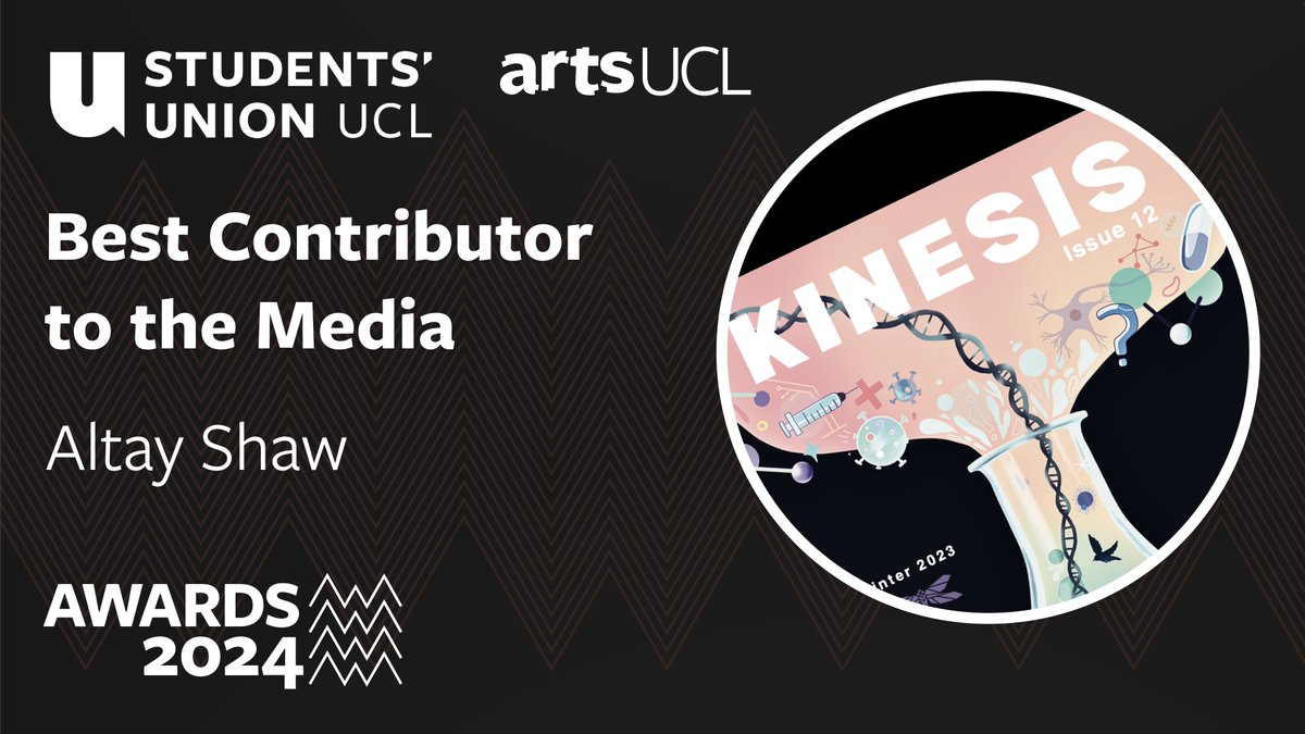 Altay has been President of <a href="/UCLKinesis/">UCL Kinesis Magazine</a> for two years, Treasurer of <a href="/UCLCheeseGrater/">The Cheese Grater</a> twice and has now successfully been elected as Managing Editor for Kinesis Magazine!
