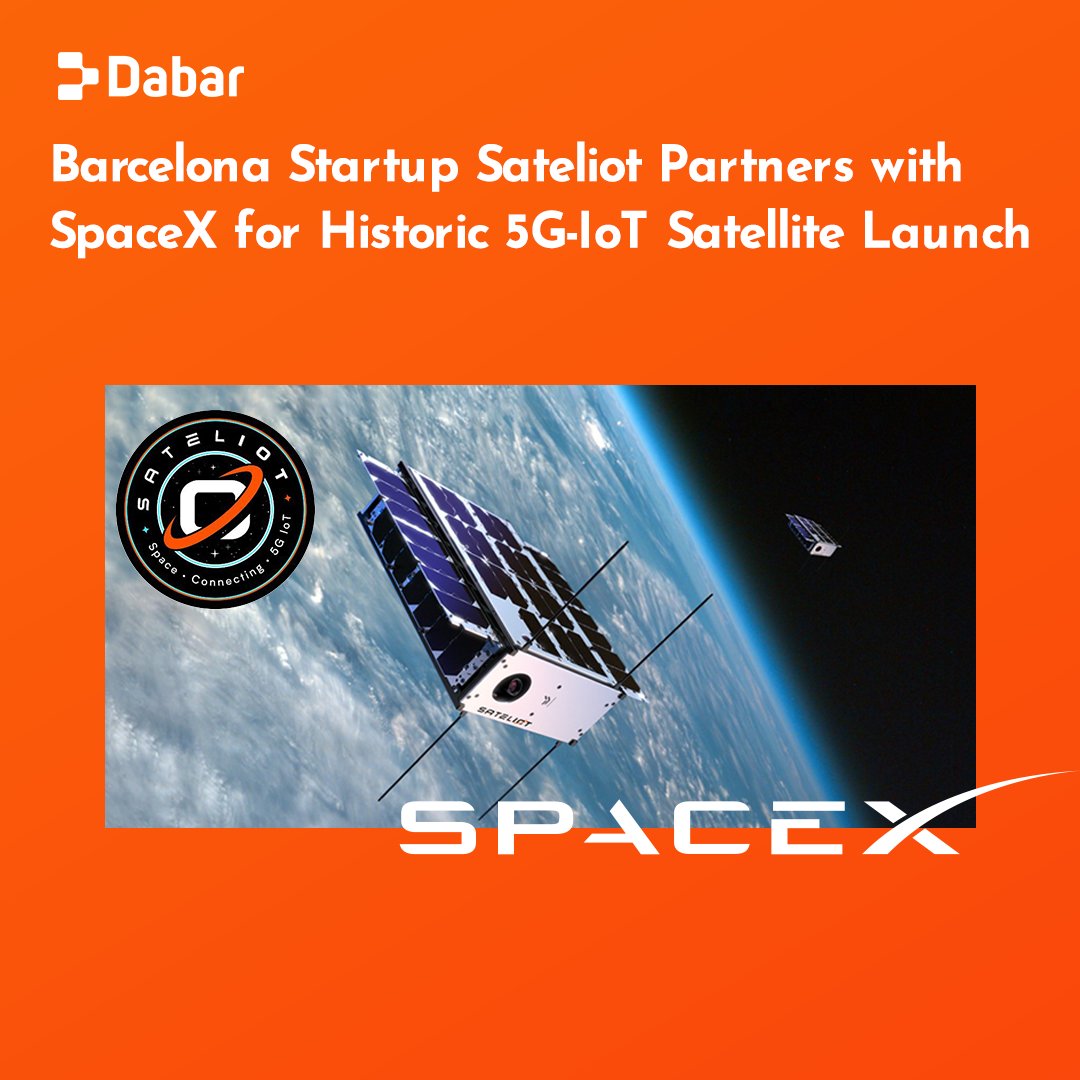 Dabarnetwork's tweet photo. Barcelona's Sateliot teams up with @SpaceX to launch 4 satellites in July, kicking off their commercial phase for 100% global 5G-IoT coverage!
Discover more about this groundbreaking project at https://t.co/b6mL8TIGat
#Sateliot #SpaceX #5GIoT #SatelliteLaunch https://t.co/l7W4kUYCXb