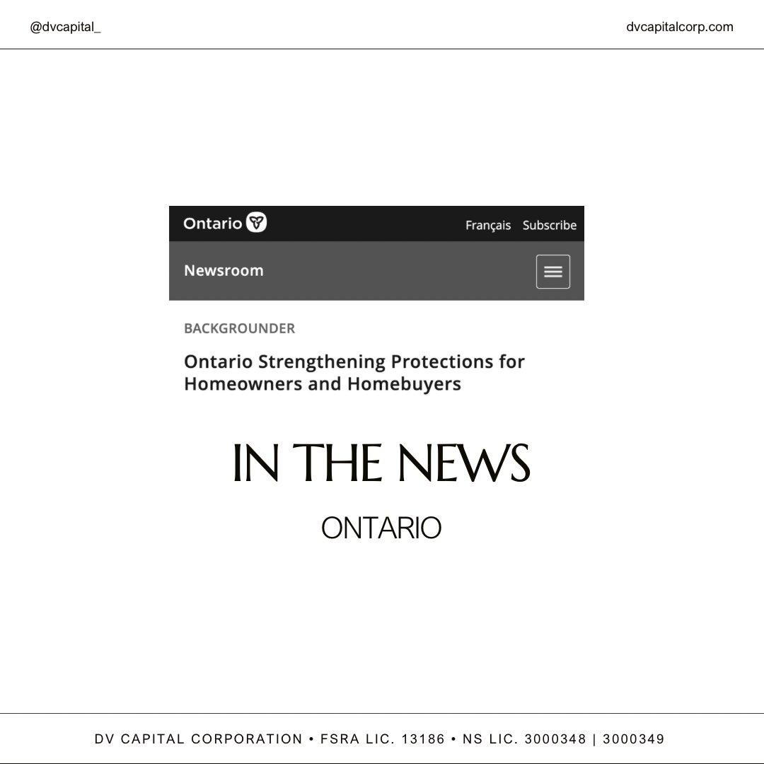 dvcapital_'s tweet photo. Cooling-Off Period for New Home Purchases? Earlier this week, the Government of Ontario proposed legislation to implement a 10-day cooling-off period for new freehold home purchases.

#tore #firsttimehomebuyer #mortgagebroker #dvcapital #torontomortgages #torontorealestate https://t.co/pg6X21Oc5d