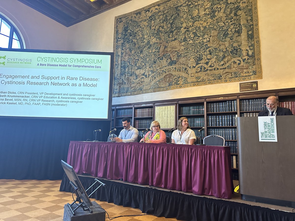 Engagement and Support in Rare Disease: #Cystinosis Research Network as a Model 

#advocacy #PatientGroup #RareDisease