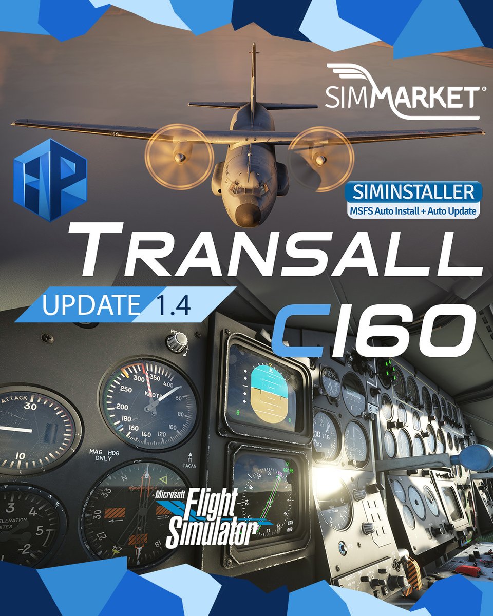 simflight's tweet image. AzurPoly - C160 Transall MSFS Update v1.4
simflight.com/2024/05/31/azu…

#Weather #radar #Simbrief @navigraph

#flightsim #SIMMARKET #Transall #C160 #Azurpoly #Military #Transport #Aircraft #MSFS2020 #MicrosoftFlightSimulator #flightsimulator #avgeek #aviation #simming