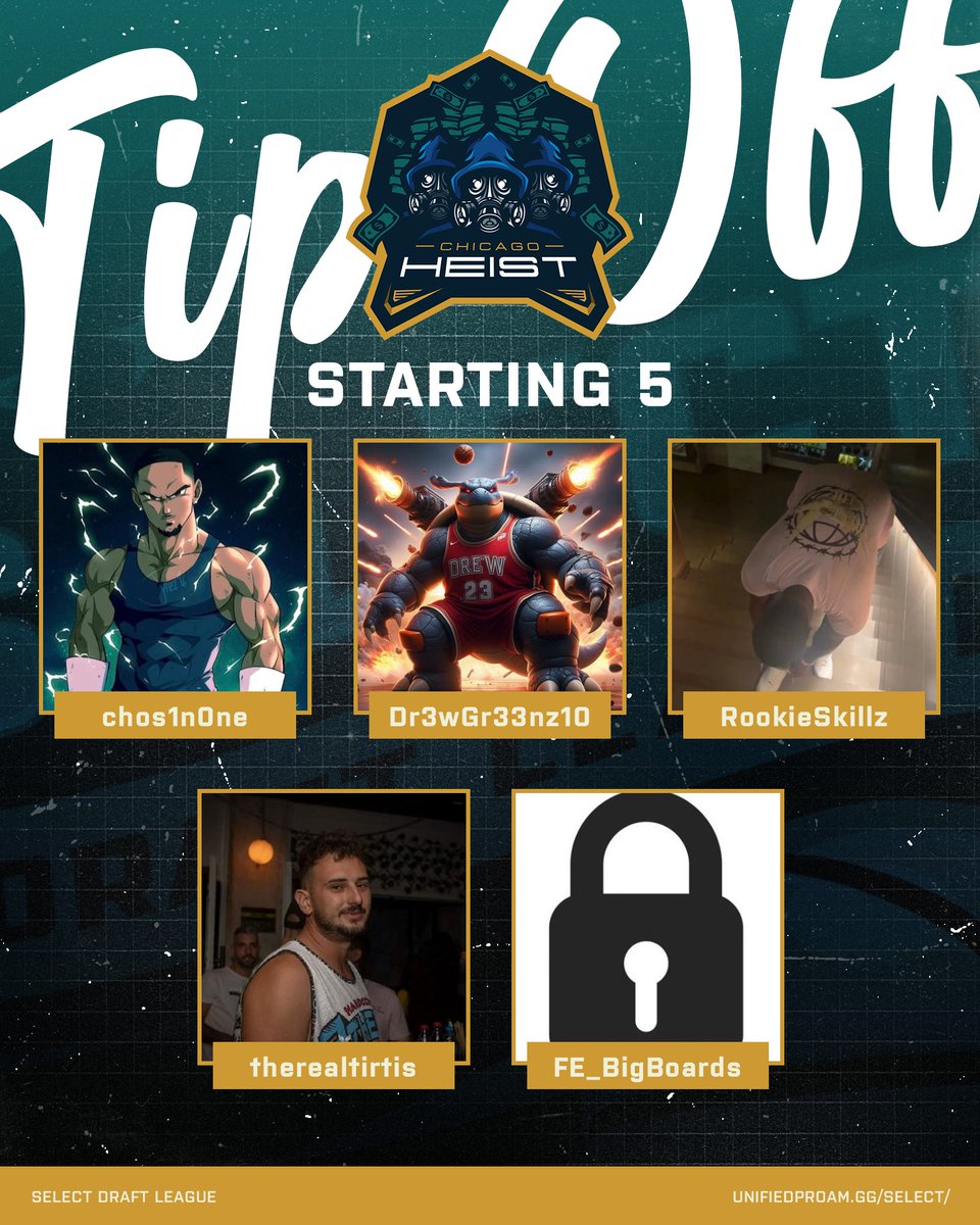 Heist (@selectchiheist) on Twitter photo BIG GAME TONIGHT as we face the <a href="/SelectTricera/">Select Triceratops</a> in the Conference Finals at 9 pm EST. Be sure to tune in and support. twitch.tv/foreverbigboar… BIG GAME TONIGHT as we face the <a href="/SelectTricera/">Select Triceratops</a> in the Conference Finals at 9 pm EST. Be sure to tune in and support. twitch.tv/foreverbigboar…