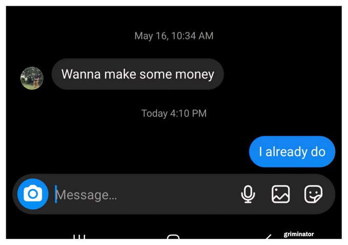 Lemme correct that: "Im sending you money"* https://t.co/npmIdXGpBN<a href="/tag/mvsales"class="tags"><span>#mvsales</span></a>