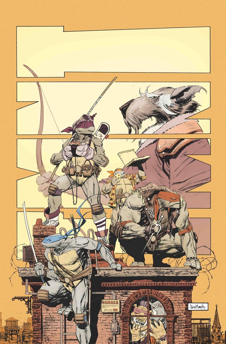 WednesdayPull's tweet image. A Sean Gordon Murphy variant cover for Teenage Mutant Ninja Turtles #1!? Sign me the hell up.