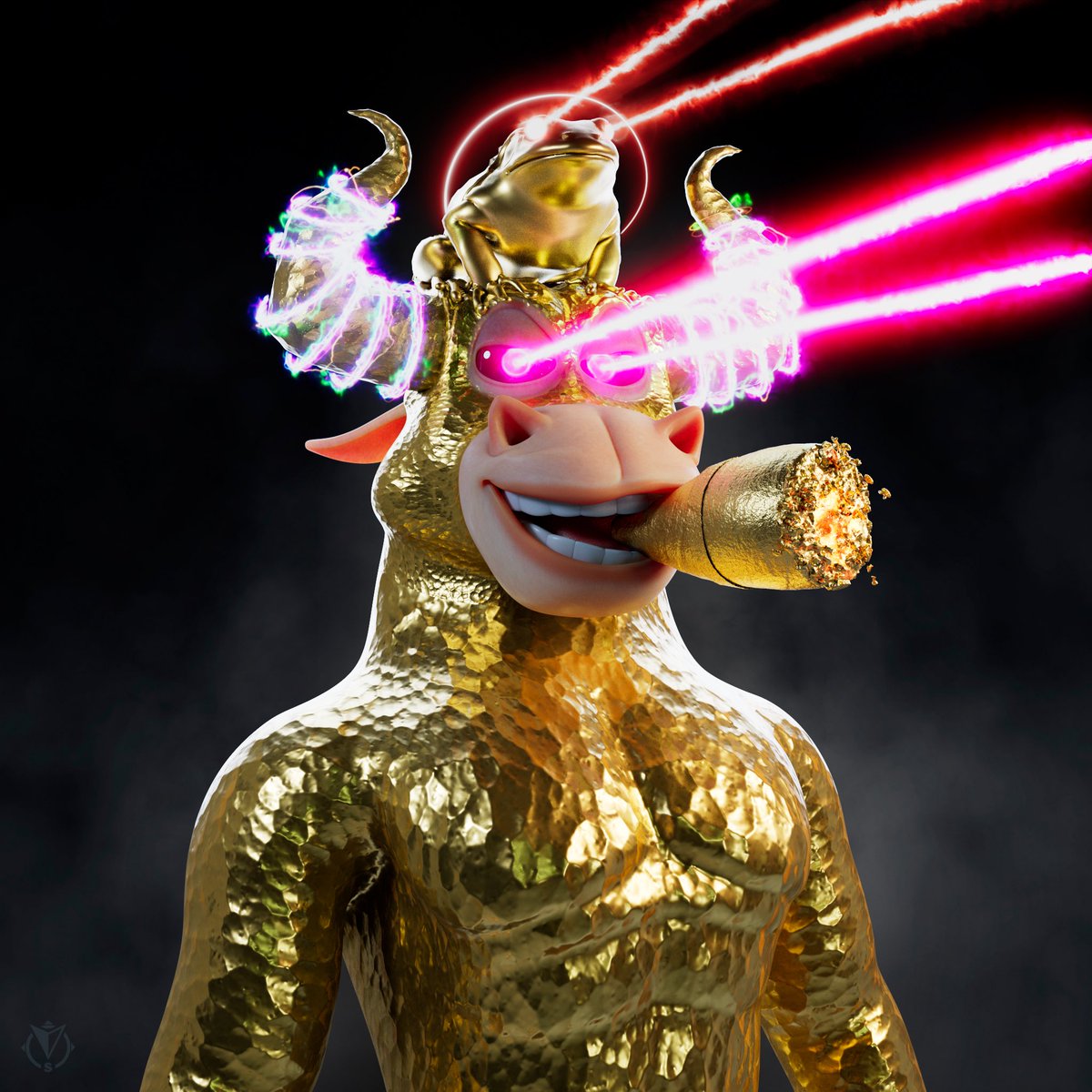 abisaiGG's tweet image. 2 years anniversary of the @BullsApesProj happy to be part of this amazing community, here is two of my highest ranked assets! I was able to mint the #1 ranked ape with #Theconfigurator and was able to trade the #2 ranked OG bull.