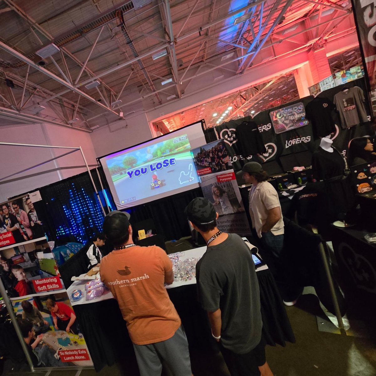 MikahFunk's tweet image. Mario Kart fastest lap kicking off! @dreamhack #fastestlap #rethinkgaming #connectingkids #dreamhackdallas