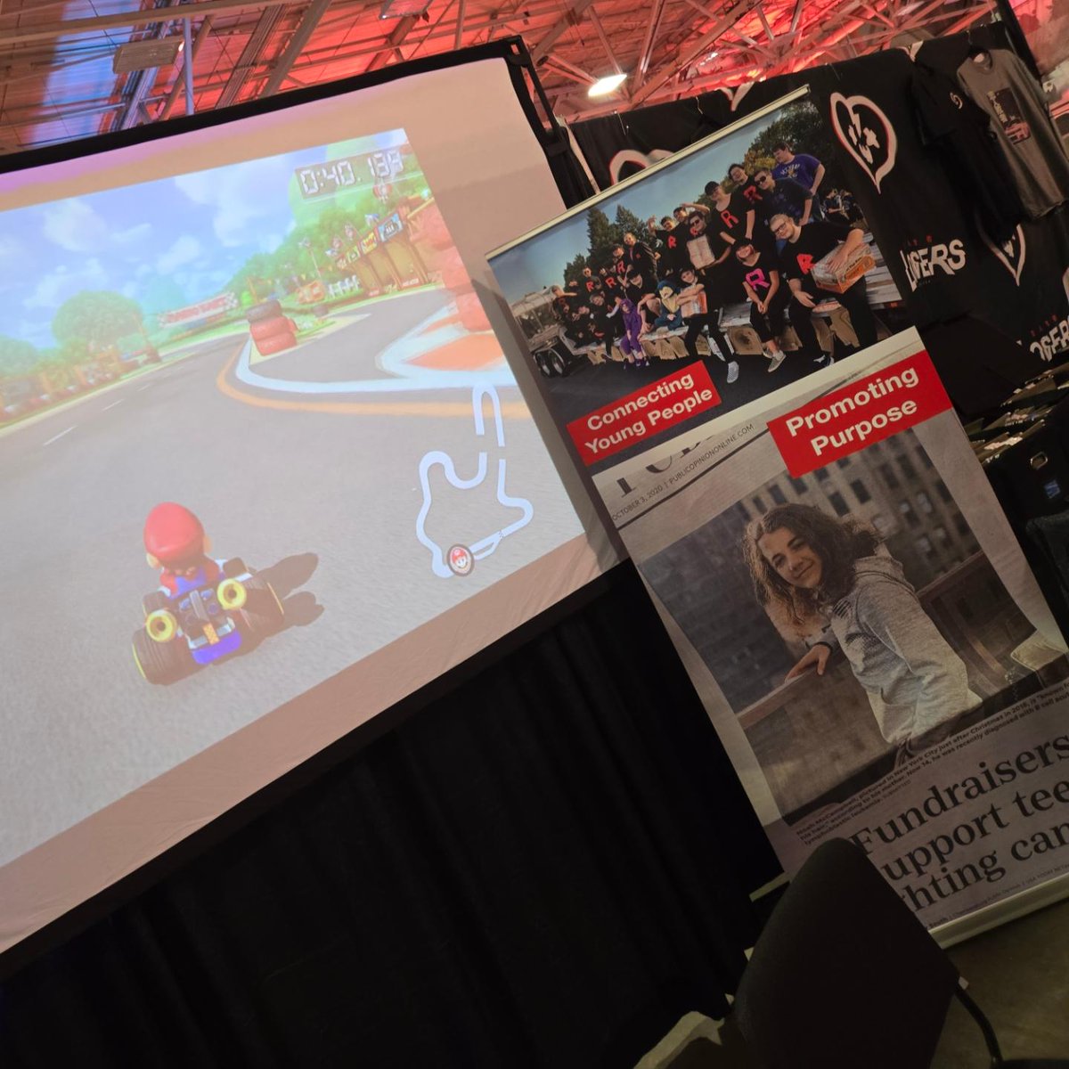 MikahFunk's tweet image. Mario Kart fastest lap kicking off! @dreamhack #fastestlap #rethinkgaming #connectingkids #dreamhackdallas