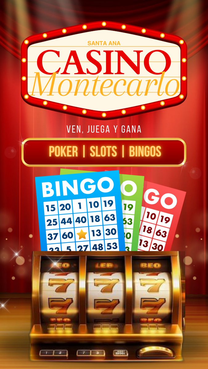 ¡Ven y siente la emoción de ganar en Montecarlo Casino Santa Ana! 🎰💰 Disfruta de nuestros juegos de poker y slots machine para divertirte y ganar grandes premios. ¡La suerte está de tu lado! 🍀 #MontecarloCasinoSantaAna #JuegosDeCasino #GanaDinero
