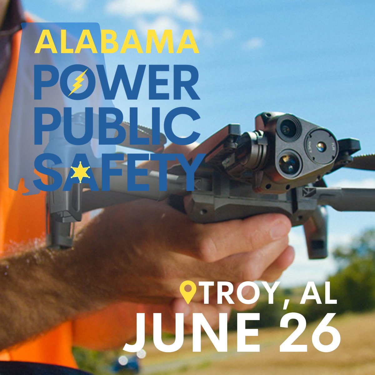 Our Alabama Power &amp; Public Safety event is coming up on June 26th! Register for this FREE event: cvent.me/E4XdrV

Check out <a href="/Parrot/">Parrot official</a>'s ANAFI USA GOV, a Blue List 1.0 drone designed for military use, and ANAFI Ai, a professional use aircraft ideal for mapping solutions.