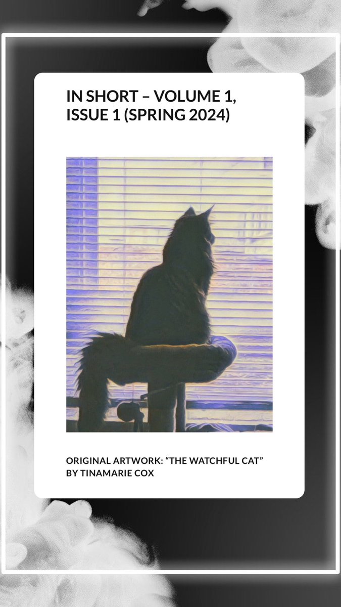 Had the pleasure of being a reader for the first edition of <a href="/InShortLit/">In Short: A Journal of Flash Nonfiction</a> which is out today!! Please go check out the works of the talented contributors! 🤍 inshortjournal.com/home/our-issue…