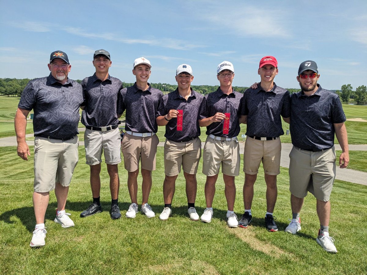 Boys Varsity Golf comes in 2nd place at the Northridge Sectional at Meadow Valley. They advance onto Regionals next Thursday June 6th at Stonehenge Golf Club.  Scores were: Luke Haarer 76, Wade Springer 80, Brett Springer 86, Bryan Yoder 89, Judson Hershberger 96
