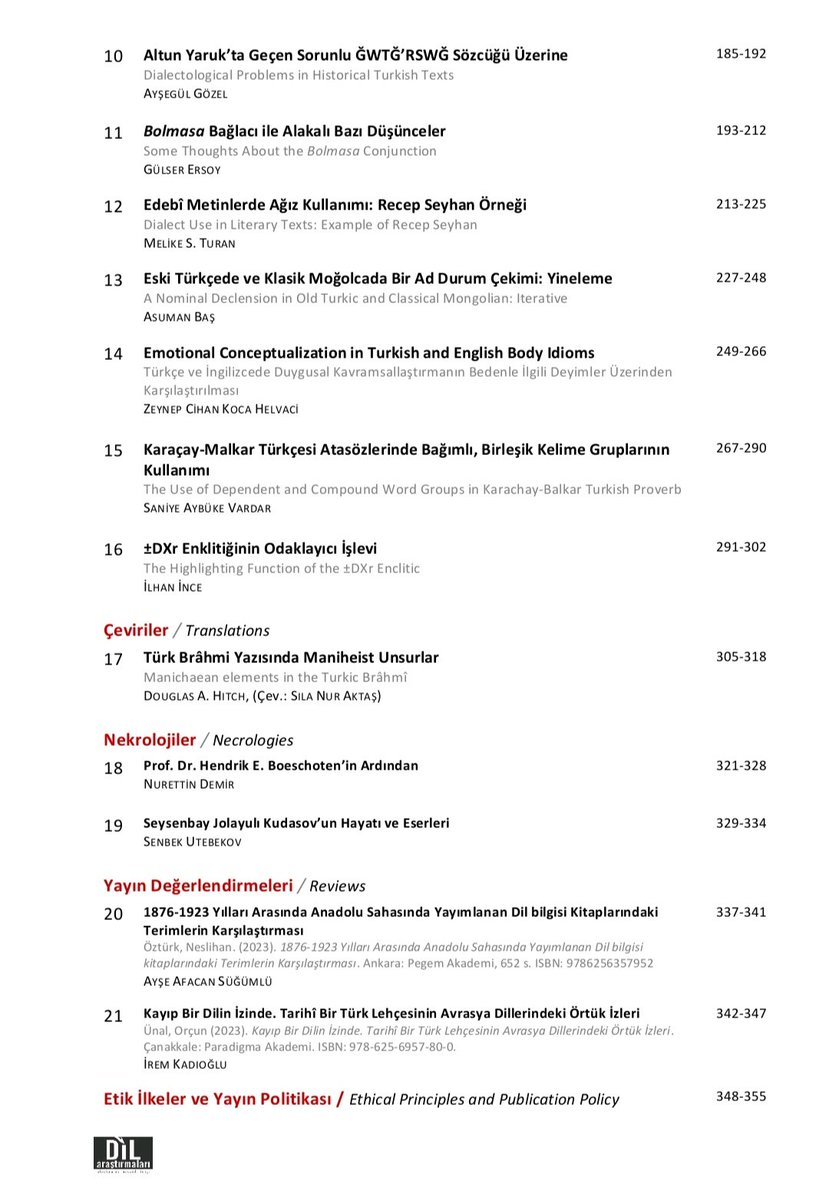 _Utkkuu's tweet photo. Dil Araştırmaları dergisinin 34. sayısı kutlu olsun. https://t.co/KSOUrhtE1x