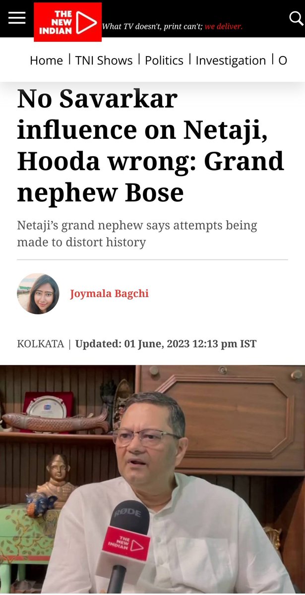 Let's expose hypocrite Andhbhakt Couple that spreads fake news to glorify SorryWorker.

1. Who demanded 'Poorna Swaraj' for first time?
- Savarkar ❌, Hasrat Mohani ✅

2. Was Subhas Chandra Bose inspired by Savarkar?
- No, never. @Chandrakbose
(Savarkar criminally betrayed SCB)