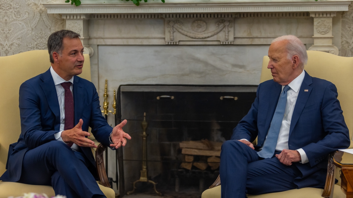 Le Premier ministre, Alexander De Croo, reçu par le président Joe Biden: voici les premières images de l'entretien rtl.be/actu/monde/int…