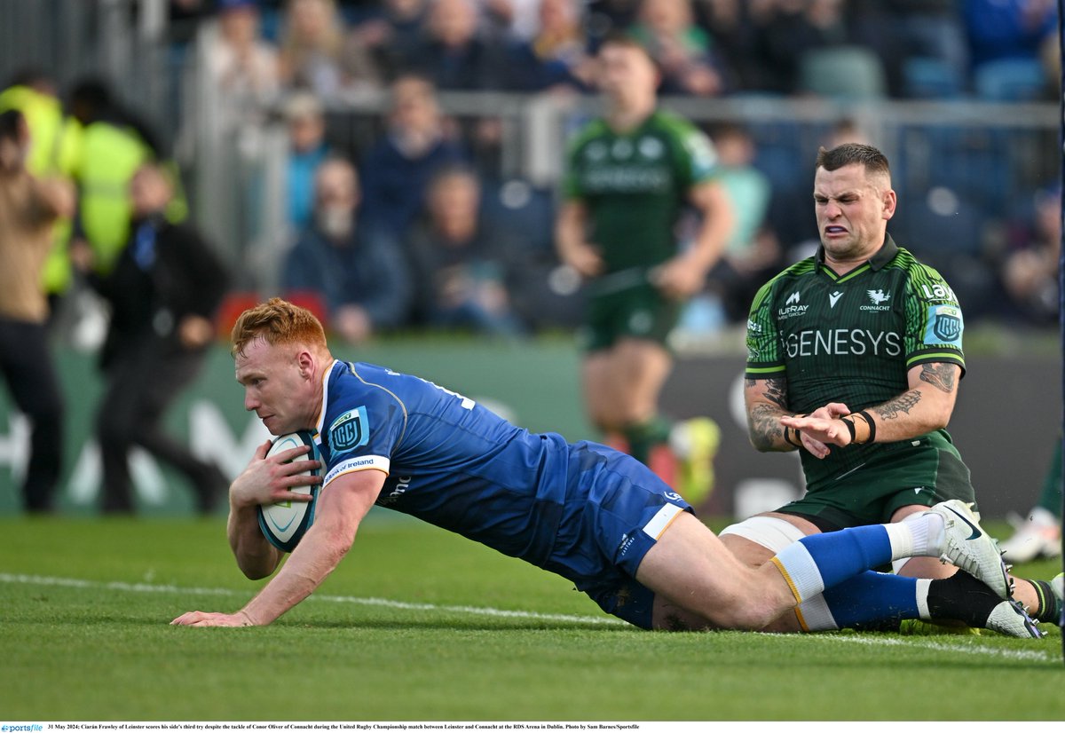Lán ama ⏰ #LEIvCON

<a href="/leinsterrugby/">Leinster Rugby</a> 33
<a href="/connachtrugby/">Connacht Rugby</a> 7

Bua cuimsitheach ag na Laighnigh, tá an séasúr críochnaithe ag Cúige Connacht.

A great for Leinster in the RDS, while Connacht's season comes to an end.

<a href="/IrishRugby/">Irish Rugby</a> <a href="/URCOfficial/">BKT United Rugby Championship (URC)</a> <a href="/Pinergy/">Pinergy</a>
#BKTURC #Rugby 

📸 <a href="/sportsfile/">sportsfile</a>