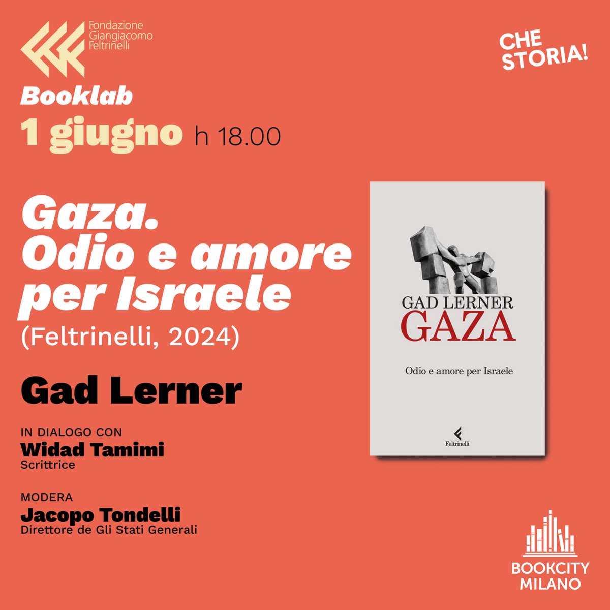 La presentazione del mio libro a Milano è prevista oggi, sabato 1 giugno, alla Fondazione Feltrinelli in viale Pasubio. Alle ore 18 dialogherò con una persona che stimo molto: Widad Tamimi
⁦@feltrinellied⁩ ⁦@Feltrinelli_⁩